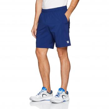 Blaues Wilson Tennis-Short für Herren – M Team 8, Polyester, S (WRA765503)