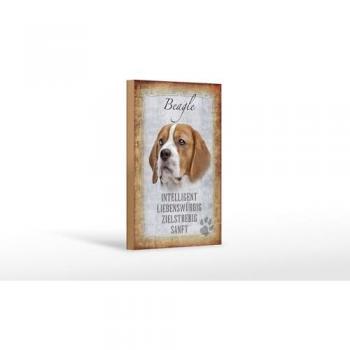 Wanddeko Beagle Hund 12x18 cm