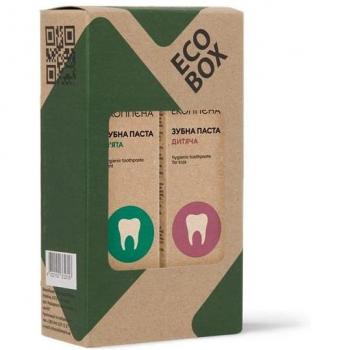 Eco Box Family (Pasta Dentifricia Menta + Pasta per Bambini) DeLaMark 160 g