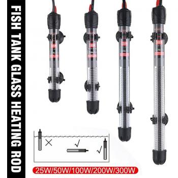 Chauffage Submersible Thermostat pour Aquarium 25-300W