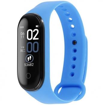 Bracelet de sport M4 avec écran tactile, podomètre et fréquence cardiaque