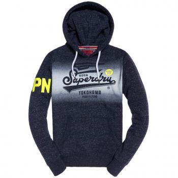 Superdry Männer‑Hoodie „High Flyers“ – Deep Sea Blau