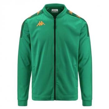 Sudadera Verde Kappa Giullio Para Niños 10 Años – Cierre Total