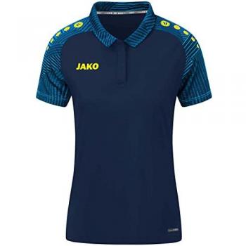 JAKO Damen Performance Polo Shirt Blau Größe 40