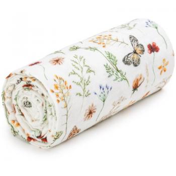 Serviette de bain Meadow (muslin bio) 100 × 120 cm T‑TOMI