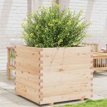 VidaXL Raised Garden Planter 80x80x72 cm Pine Wood