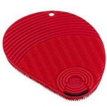 Pinceau de Nettoyage 3-en-1 Silicone Rouge – Kuhn Rikon