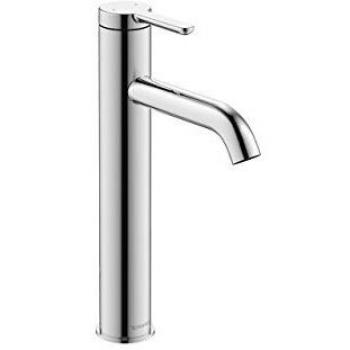 Duravit C.1 Einhebel-Waschtischmischer L ohne Zugstangen-Ablaufgarnitur