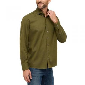 Eterna Herren Langarmhemd COMFORT FIT khaki