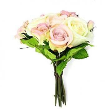 Rose Blossom Collection – 25 cm, Pink & Cream