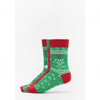 Urban Classics Christmas Lama Socken 3er Set