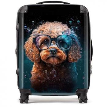 Warren Reed Cavapoo Dog Face Luggage, 24”