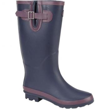 StormWells Rubber Wide Calf Wellington Boots