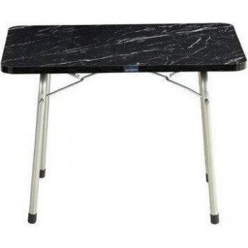 Practical Folding Picnic Table Black 45 x 60 cm