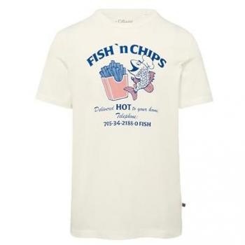 S.Oliver Herren Shirt mit Druckmotiv