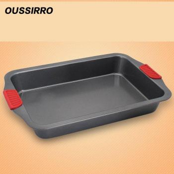 Rectangular Silicone Handle Baking Sheet Non-Stick