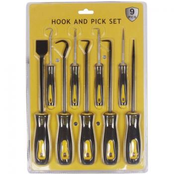 9-Piece O-Ring Hook and Seal Puller Set
