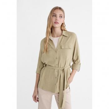 Stradivarius Kaki M Giacca Camicia
