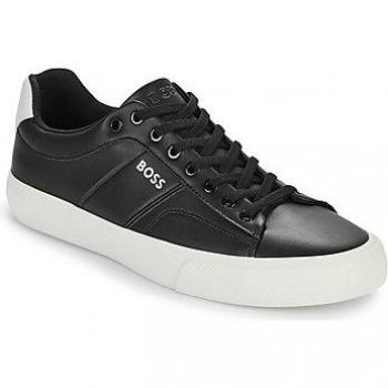 Zapatillas BOSS Basic Logo en Negro y Blanco
