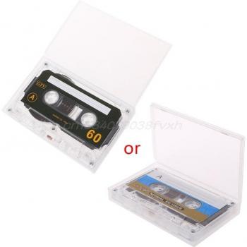 Tira de Cassette Estándar, 60 Minutos, Registro Sonoro en Blanco, Colores Sorteados