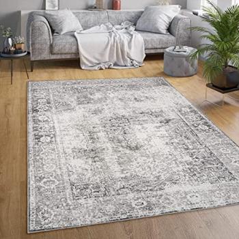 Teppich PACO HOME Lyon 333 Teppiche Gr. B: 160 cm 1 St., 4 mm, L: 220 cm, beige Kurzflor, Orient-Optik, Vintage Design, waschbar