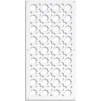 Cross Pannello Trasparente 47x94 cm Bianco