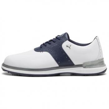 Puma Avant Scarpe da Golf Bianco/Deep Navy/Speed Blu 44.5