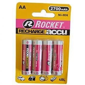 Blister di Batterie Stilo 2700 mAh AA 4 Unità
