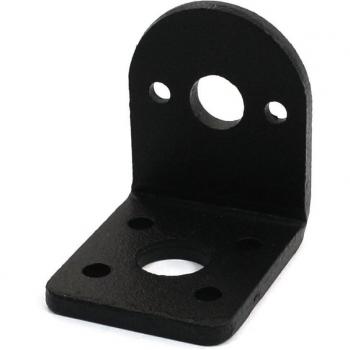 Black Metal Bracket Holder for 25mm Gear Motor