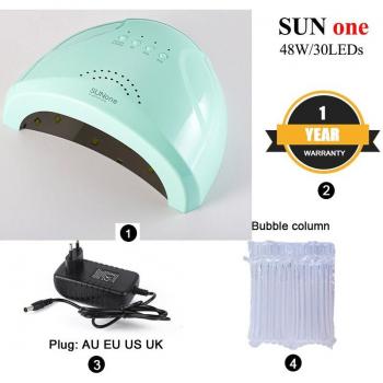 Lámpara LED UV SUN 1S, 48W, Inducción Automática para Geles