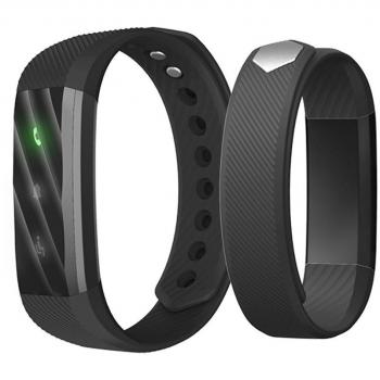 Pulsera Fitness IP67 con Alerta Sedentaria y Notificaciones de Llamadas