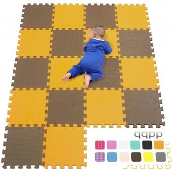 Tappeto Bambini Puzzle Morbido Gomma Eva 18 Pezzi