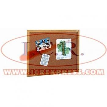 Tablero de corcho 75x110cm con marco de fibra