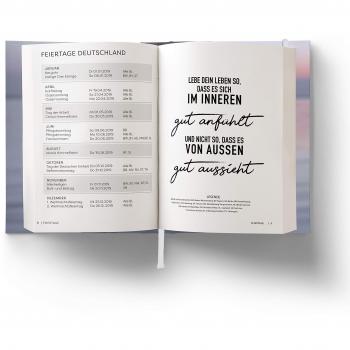 VISUAL STATEMENTS® Hardcover Terminplaner 2019 A5