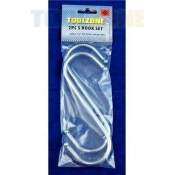 X Large 160mm Chrome Ball End S Hooks