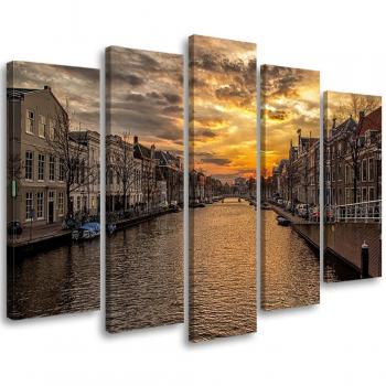 Amsterdam Cityscape Canvas Print