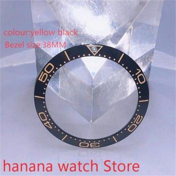 Bisel de Perlas de Vidrio Azul para Reloj