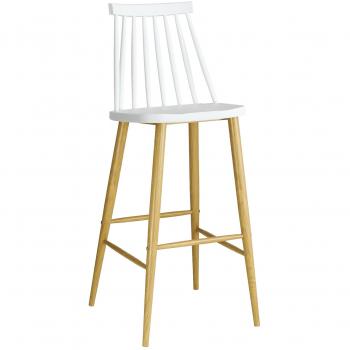Windsor Set di sgabelli bianco Lo+DeModa 82x43x13,3 cm