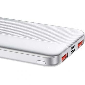 VT-10000-W power bank 10000Ah con ricarica rapida 22.5W pd ultrasottile colore bianco
