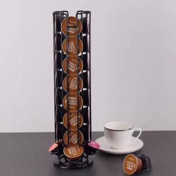 Black Chrome Coffee Pod Organizer