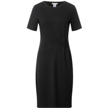 STREET ONE Etuikleid Kleid mit Knotendetail (1-tlg)