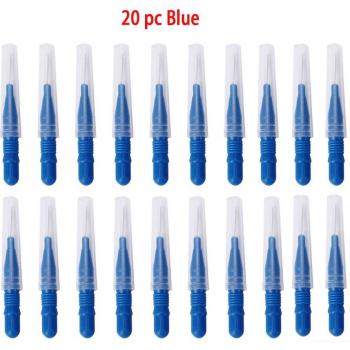 40pc 0.7mm Oral Care Toothpicks with Brushes