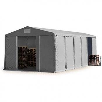 TOOLPORT Tente de Stockage Industriel Hangar 8x12 m