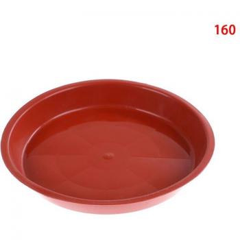 Taza de Plástico Rojo para Jardín con Base Antideslizante