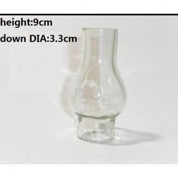 Lanterne de jardin DIA 3,3 cm coupe-vent en verre pour huile
