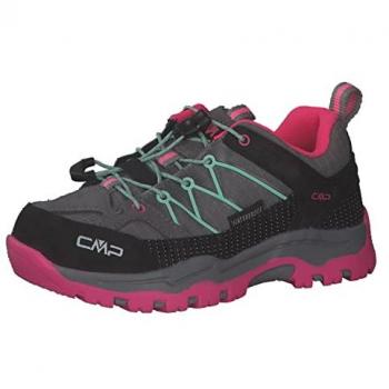 Sandales de randonnée CMP Rigel pour jeunes garçons – waterproof, cemento-pink fluo, 28