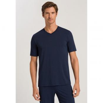 Hanro Herren Kurzarmshirt mit V-Ausschnitt