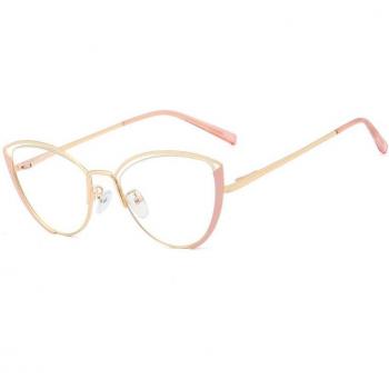 Gold Cat Eye Glasses for Women