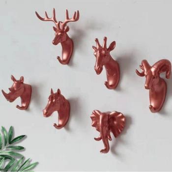 Juego de Ganchos de Pared con Motivo Animal