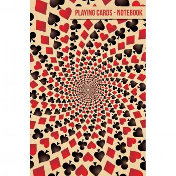 Playing Cards Notebook: 120-page Blank, Lined Writing Journal for Card Players